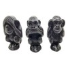 VIE Naturals Three Monkeys Resin Figurine, Large, Multi-Colour, One Size