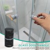 PATIKIL Glass Shower Door Handle, Aluminum Alloy Back-to-Back Shower Door