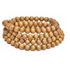 EDMIRIA Unisex Adult Sandalwood Chandan Round Beads Yoga Meditation Bracelet