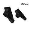 Baluue 4pairs Elastic Compression Socks for Men Women Ankle Socks