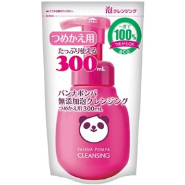 Panna Pompa Additive-Free Foam Cleansing, Refill 10.1 fl oz (300 ml) x 2 Pieces