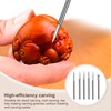 Wood Carving Drill Bits Kit 6PCS, Compatible with Dremel Rotary