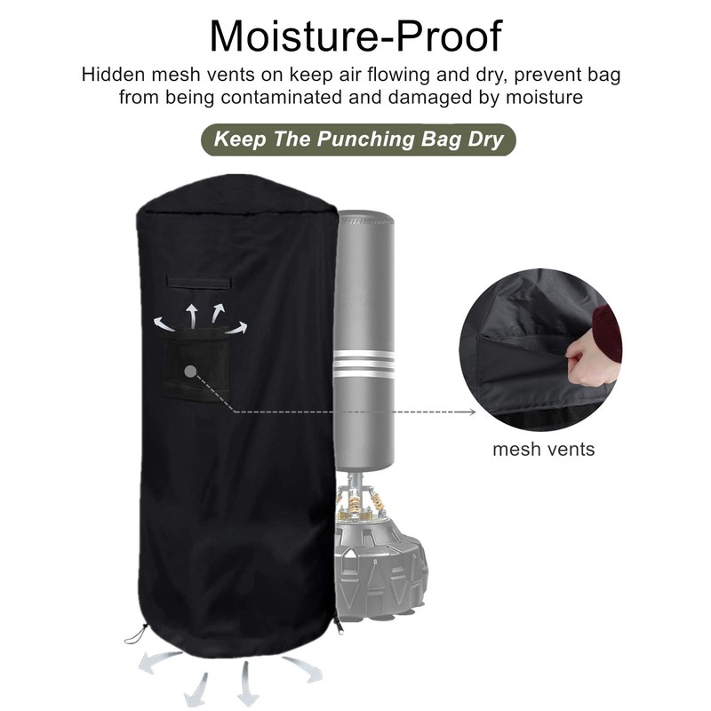 Freestanding Punching Bag Cover, Falezern Standing Boxing Bag Cover Outdoor