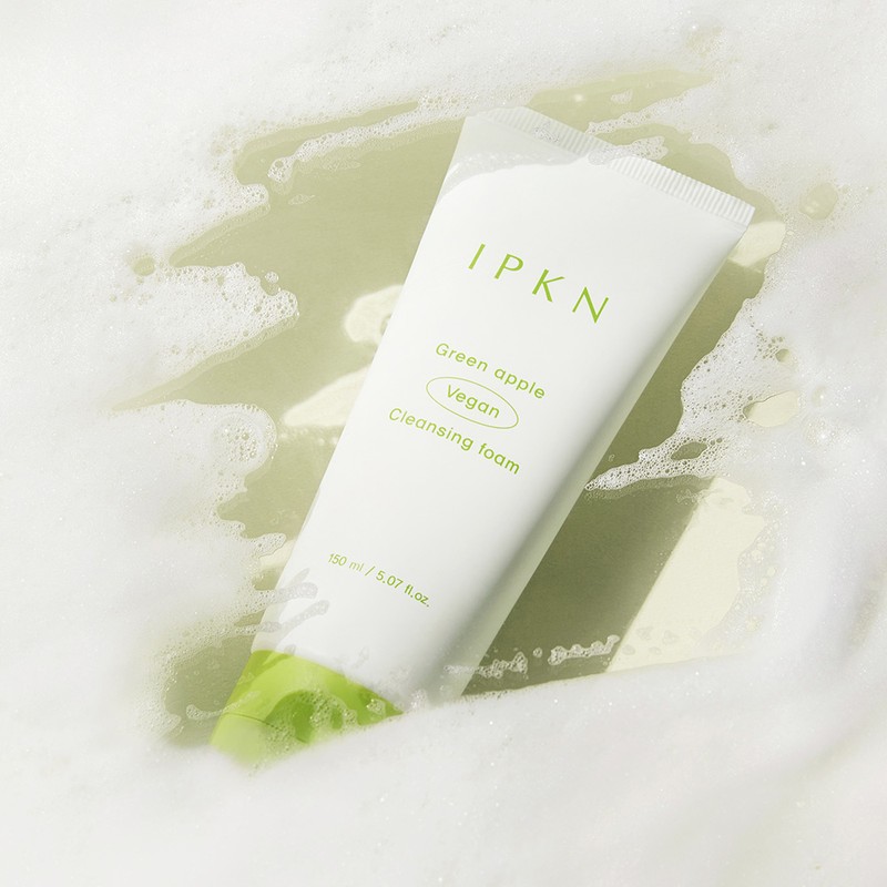 big mouth IPKN Large Capacity Cleansing Foam Set (Green Apple