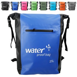 MORAINJAY 2024 New Dry Bag Waterproof Bag, 2L/5L/10L/15L/20L/30L Waterproof Pack Sack with Adjustable Shoulder Strap, Waterproof Backpack, Waterproof Duffel Bag for Swimming, blue