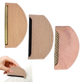 Wood Cashmere Comb,3PCS Portable Sweater Shaver Pilling Comb,Wool Comb Bobble Remover,Wood Pilling Remover,Wooden Fabric Shaver Fuzz Remover for Scarves Woolens Coats Wool Nursing