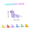 Hohopeti 60pcs Mini Gecko Dinosaur Mini Lizard Figurines Small Animal