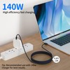 Tciogrxp 140W USB-C to Magnetic 3 Cable (6.6ft), Fast Charging