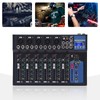 Bluetooth Portable Audio Mixer w/USB DJ Sound Mixing Console MP3