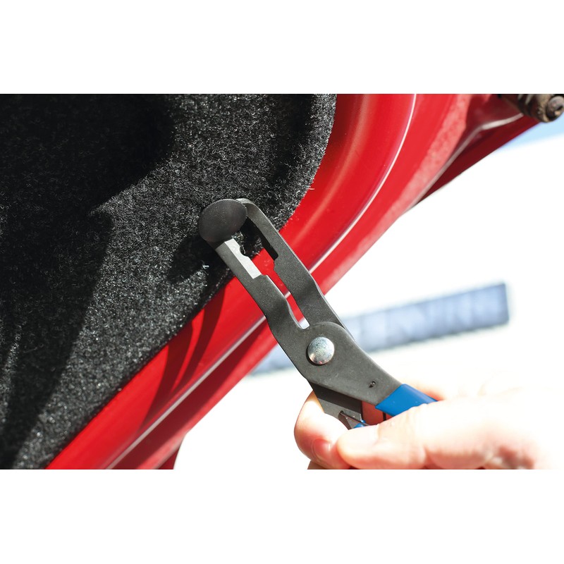 Laser 8541 Trim Clip Pliers - 80 Degree Offset