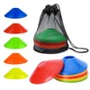 20 Pcs Agility Field Cones, Soccer Markers Disc with Net