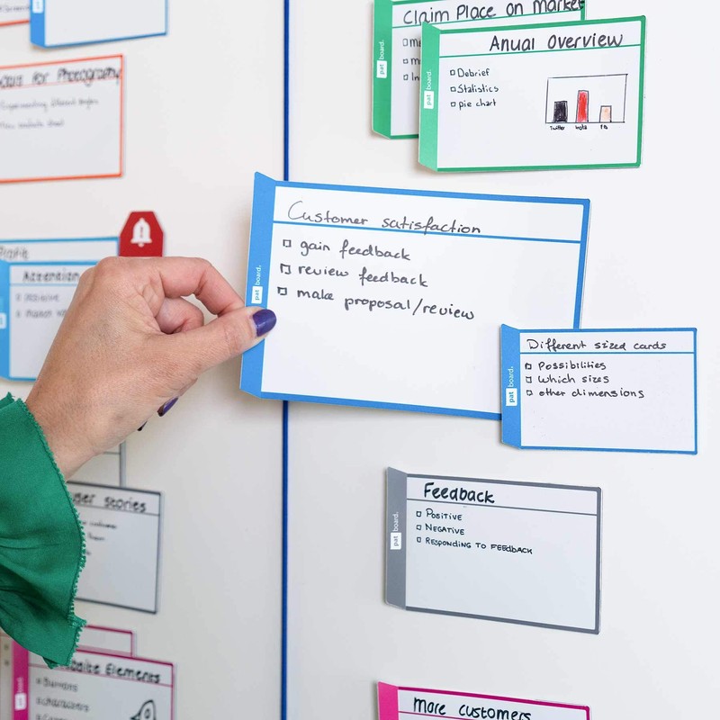 PATboard Scrum Board and Kanban Board Task Cards - L