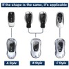 HANSTRONG GEAR for Benz Key Fob Case Cover Protection Metal