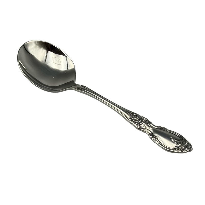 Oneida Louisiana 18/8 Stainless Steel Round Bouillon Spoon