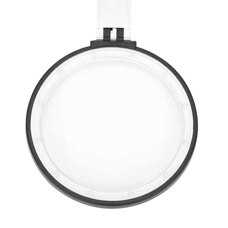 130mm Thick Table Magnifier LED Lighted Magnifying Glass Lamp Magnifier
