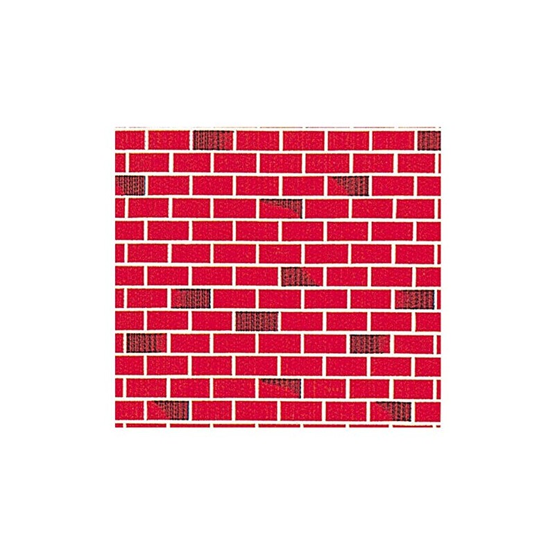 Pacon Fadeless Designs Bulletin Board Paper, Brick, 48" X 50
