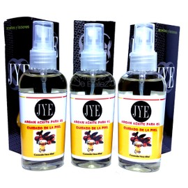 3 Frascos Aceite Argan Natural libre de químicos, para piel rostro cuerpo manos, hidratante antiedad, textura ligera, absorción inmediata, hidrata piel y cabello