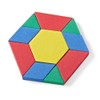 hand2mind Foam Pattern Blocks, Foam Shapes, Geometric Shapes for Kids,