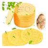 50 Pzs Esponja Facial Comprimida Para Limpieza Y Exfoliación