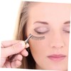 minkissy 3 Pairs Handmade Natural Looking False Eyelashes with Clear