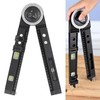 Woodworking Protractor Tool with Spirit Level Gauge Angle Finder Protractor