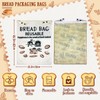 Bread Bags for Homemade Sourdough, Happinesss Reusable Beeswax Bread Bags
