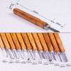 12pcs DIY Woodcut Cutter Sculpture Wood Carving Tools Woodworking Hobby