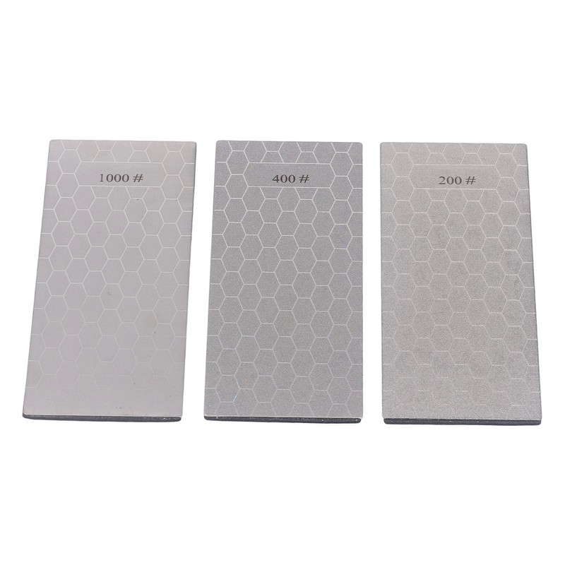 3PCS Sharpening Stone with Non Slip Base 200 400 1000