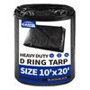 TARPAL Tarp 10x20 Feet Heavy Duty Tarps 14mil D-Ring Waterproof