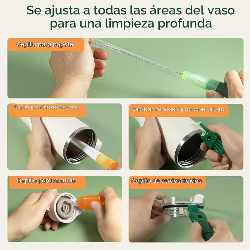 Cepillos de limpieza multiusos 14 pzas Brush001 – cocina, baño