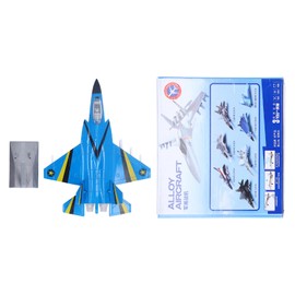 Electric Airplane Model Pull Back Sound Light Collectible Plane Model Toy for Children