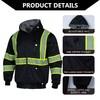 FONIRRA Men‘s Hi Vis Hoodie Reflective ANSI Class 3 Wool