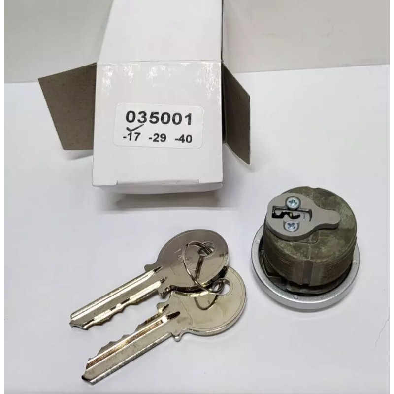 Kawneer 035001-17 15/16 Mortise Cylinder .800 Cam Key Differently, Aluminum