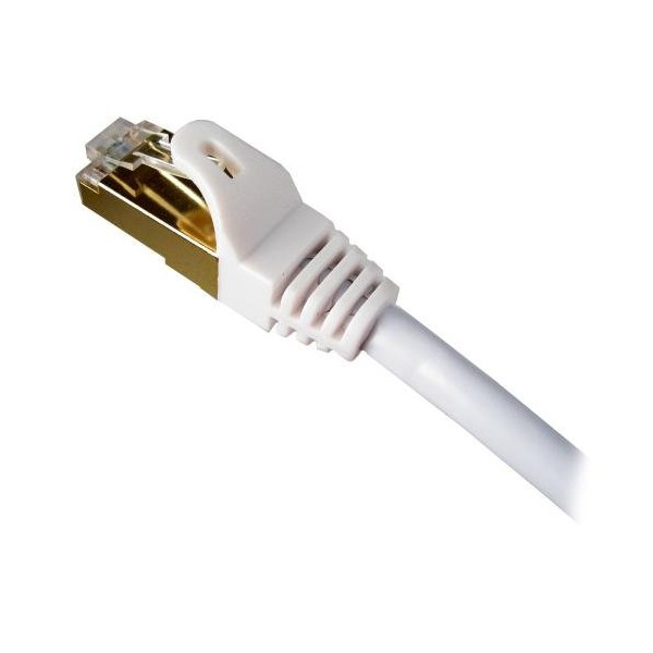 Cables Unlimited Cat7 Shielded 600Mhz Patch Cables 7 Feet White