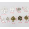 Yueton Alloy Tree of Life Charms Pendents Jewelry Findings for