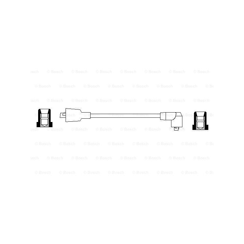 Bosch 0986356040 - Ignition cable - 1 piece