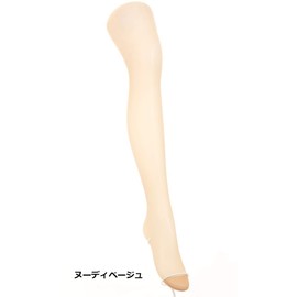 Atsugi Ultra Through Stockings, Eliminates Side Strips, Smooth Touch, Set of 4 Pairs, nude beige