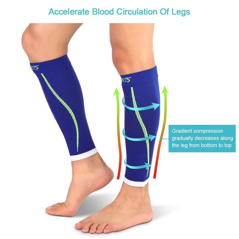 Calf Compression Stockings Without Foot, Calf Bandage Compression Varicose Veins