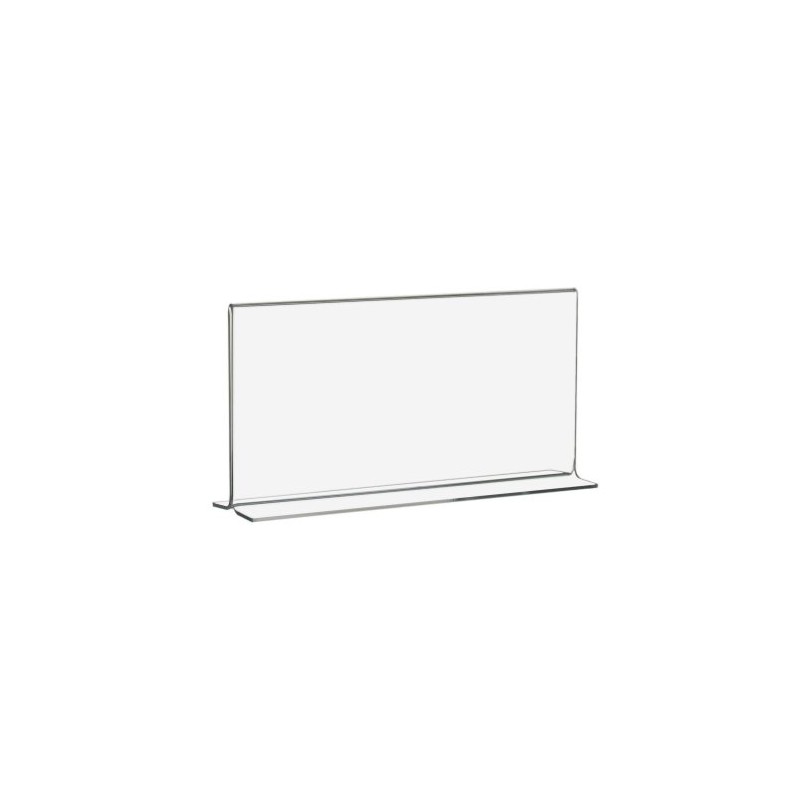 T Stand/Display/Stand DL (210x99 mm) Landscape Format Made From Acrylic