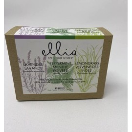 HoMedics Ellia Essential Oils Set - Lavender, Peppermint & Eucalyptus 10ml each