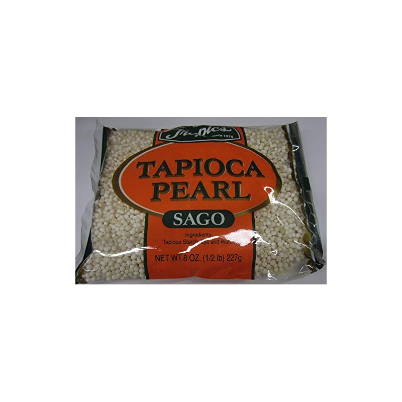 Tropics Tapioca Pearl Sago (Small), Net Wt. 8oz (227g) per