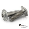 OPIOL QUALITY® Rounded Head Screws with Flange and Hexagon Socket