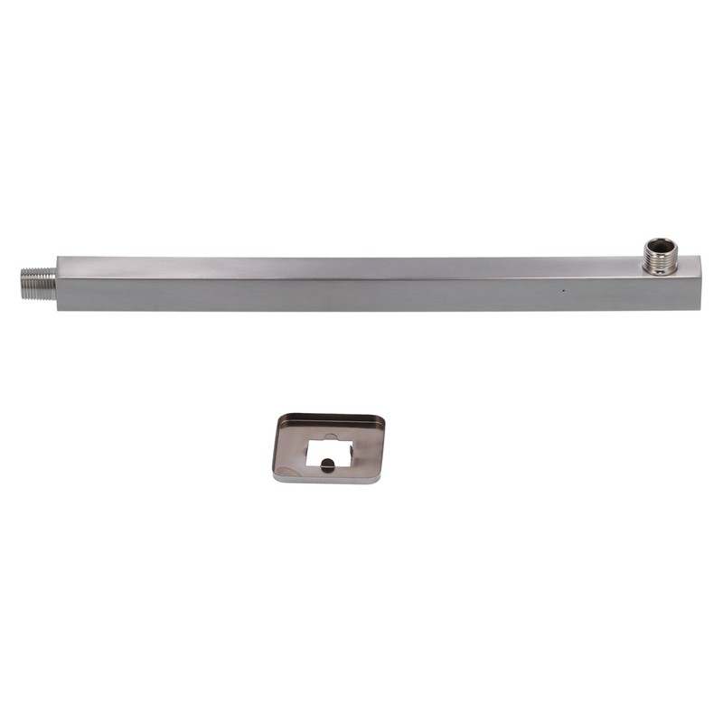 NPT1/2 Wall Mounted Shower Arm Brushed Concealed Stainless Steel Shower