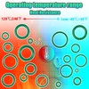 KEZE 595 Pcs Air Conditioning O Ring Kit,36 Size Seal