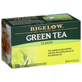 Bigelow Green Tea 120 Individually Wrapped Tea Bags Smooth Delicate Flavor