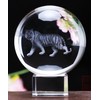 Speed Mao Beautiful Crystal Glass Crystal Ball Tiger Base 2.0