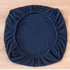 Chair Cover Office Stretch Chair Seat Removable Washable (Dark Blue)