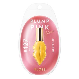 Plump Pink Lip Gloss, Lip Plump, Beauty Serum, For Teens, 20s, 30s, 40s, Gift, Christmas, PLUMP PINK 127, Passion Girl, Made in Japan