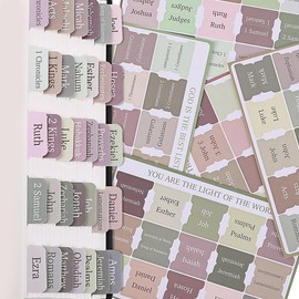 Mr. Pen- Bible Tabs, 75 Tabs, Laminated Bible Tabs for Women and Men, Bible Tabs for Study Bible, Bible Index Tabs, Bible Book Tabs, Bible Labels Tabs, Mr Pen Bible Tabs