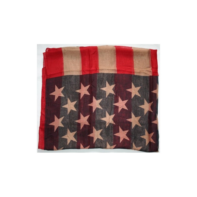 USA America Stars Loop Scarf, multicoloured